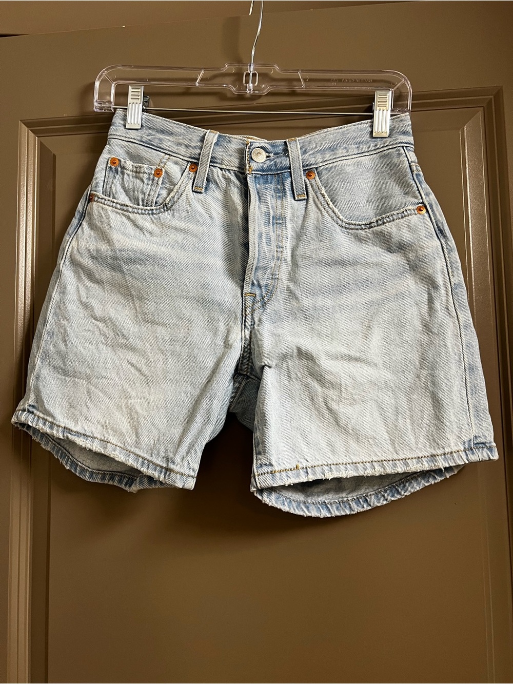 Levis 501 Denim Shorts Size 25